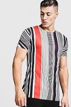 Boohoo Contrast Vertical Stripe T-shirt