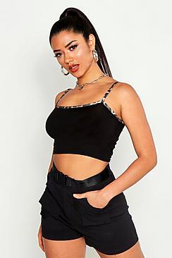 Boohoo Strappy Ringer Cami