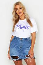 Boohoo Plus Prince Slogan T-shirt