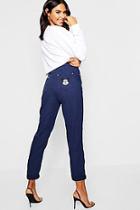 Boohoo Disney Mickey Graphic Mom Jeans