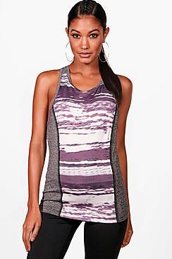 Boohoo Niamh Fit 'run' Slogan Running Vest