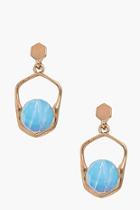 Boohoo Charlotte Moonstone Holographic Earrings