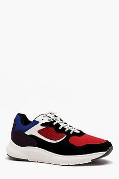Boohoo Chunky Sole Panelled Sneaker