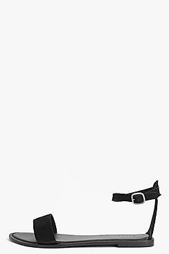 Boohoo Boutique Isla 2 Part Suede Sandal