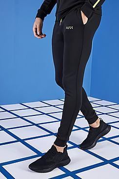 Boohoo Man Active Muscle Fit Panelled Jogger