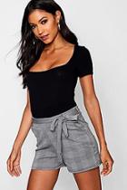 Boohoo Check Shorts