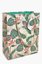 Boohoo Medium Tropical Gift Bag