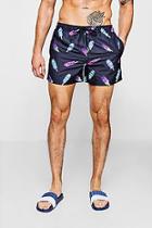 Boohoo Ice Lolly Print Swim Shorts