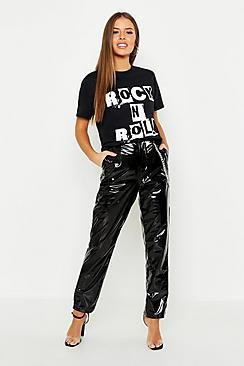 Boohoo Petite Rock N Roll T-shirt