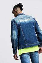 Boohoo Havana Print Denim Jacket