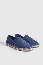 Boohoo Hand Stitch Faux Leather Espadrille