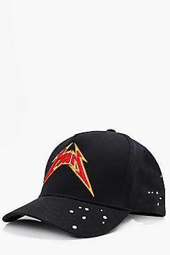 Boohoo Black Man Paint Splatter Hat