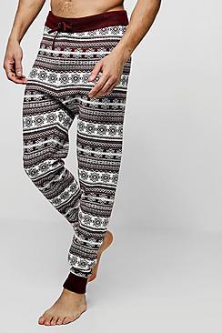 Boohoo Fairaisle Knitted Lounge Pants