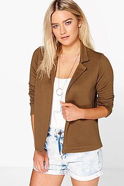 Boohoo Abigail Rib Blazer
