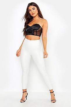Boohoo Pu High Rise Legging