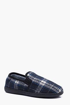 Boohoo Checked Full Slipper