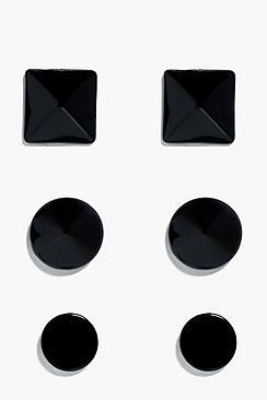 Boohoo 3 Pack Stud Earrings