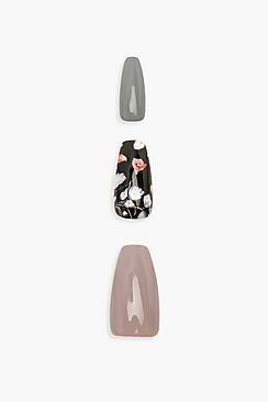 Boohoo Royal Classic Pose Coffin Nails & Glue
