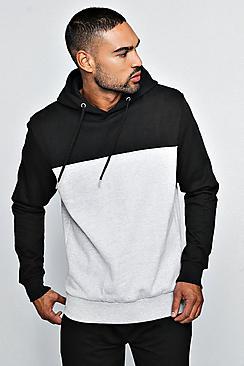 Boohoo Oversized Contrast Colour Hoodie