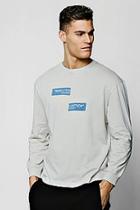 Boohoo Man Collection Spliced Box Oversized T-shirt