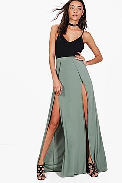 Boohoo Tall Lucy Split Maxi Skirt