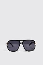 Boohoo All Black Shield Sunglasses