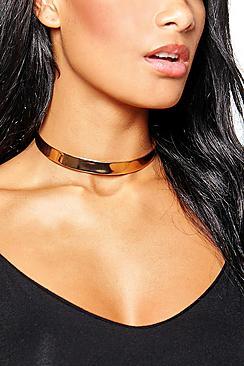 Boohoo Annabel Medium Metal Choker
