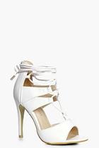 Boohoo Molly Ghillie Lace Up Heels