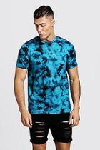 Boohoo Tie Dye Man Signature Embroidered T-shirt