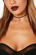 Boohoo Reanna Spider Pendant Chain Choker