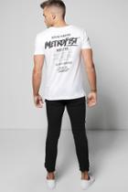 Boohoo Front/back Print Tour T Shirt White