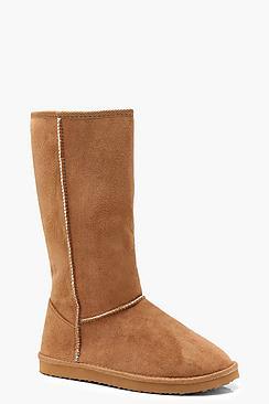 Boohoo Cosy Shoe Boots
