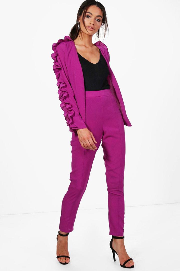 Boohoo Carmen Skinny Trouser Rose
