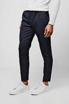 Boohoo Pinstripe Smart Cropped Jogger Trouser