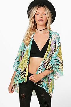 Boohoo Olivia Printed Kimono