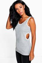 Boohoo Faith Cut Out Vest Top
