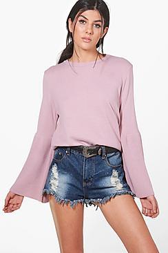 Boohoo Lana Wide Sleeve Jumper
