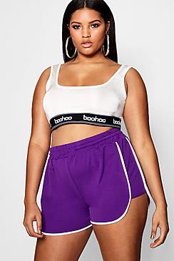 Boohoo Stefflon Don Contrast Binding Track Short