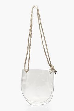 Boohoo Rope Clear Cross Body