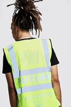 Boohoo Reflective Detail Man Future Hi-vis Vest