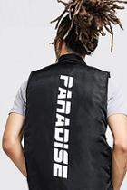 Boohoo Reflective Back Print Padded Gilet