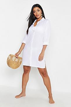 Boohoo Maxi Beach Shirt