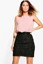 Boohoo Boutique Di Cornelli Skirt Chiffon Top 2 In 1 Dress Blush