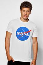 Boohoo Nasa Space Station Print T-shirt White