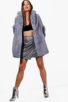 Boohoo Kayla Luxe Faux Fur Coat
