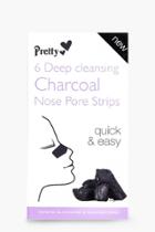 Boohoo Cleansing Charcoal Nose Strips 6 Pack Black