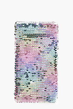 Boohoo Nadine Sequin Sunglasses Pouch