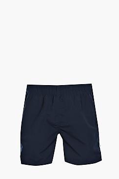 Boohoo Navy Plain Swim Short