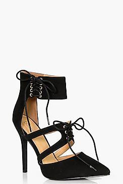 Boohoo Victoria Ankle Detail Wrap Up Courts