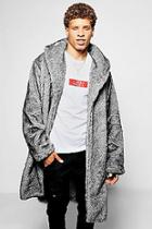 Boohoo Faux Fur Overcoat